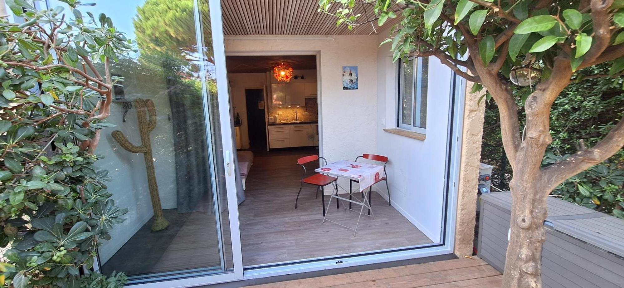 Studio Confortable Au Calme Proche Du Port Et De La Plage Grande Terrasse Et Parking Residence Le Grand Large 滨海圣芒德里耶 外观 照片